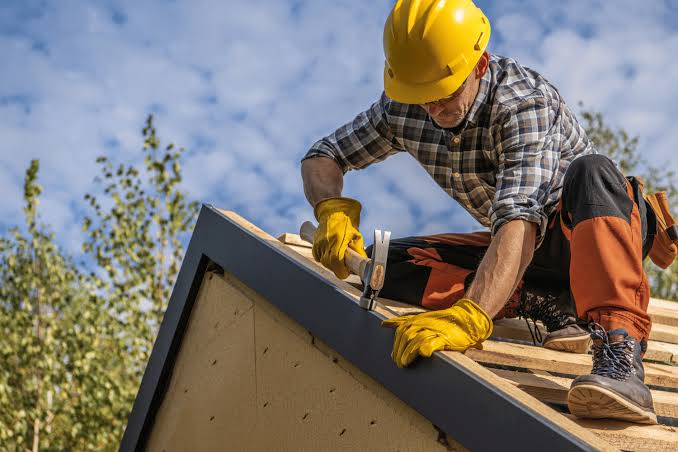 Roofline repair work